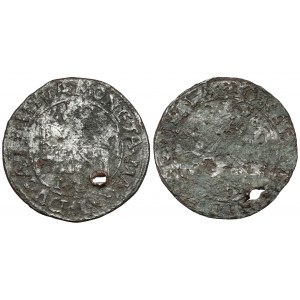 Sigismund II Augustus, Vilnius half-penny - period forgeries (2pcs)