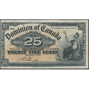 Canada, 25 Cents 1900