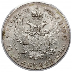 5 złotych polskich 1816 IB - pierwsze