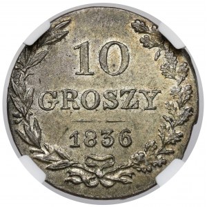 10 groszy 1836 MW - piękne