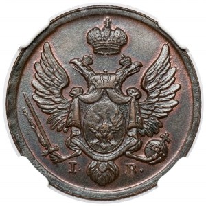 3 grosze 1826 IB z MIEDZI KRAIOWEY - piękne