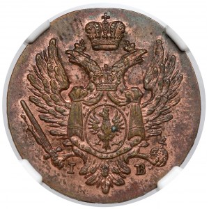 1 grosz 1822 IB z MIEDZI KRAIOWEY - nowe bicie - b.rzadki