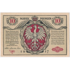 10 mkp 1916 General ...tickets - early numbering of 35...