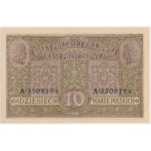 10 mkp 1916 Generał ...biletów - wczesna numeracja 35...