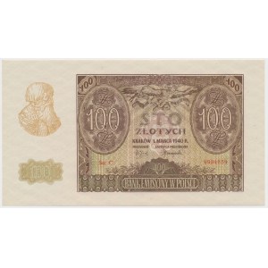 100 złotych 1940 - Ser.C