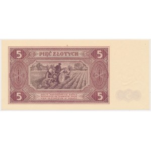 5 złotych 1948 - E