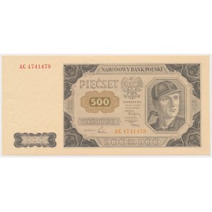 500 Zloty 1948 - AC - ex. Lucow