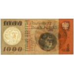 1,000 zloty 1965 - SPECIMEN - A