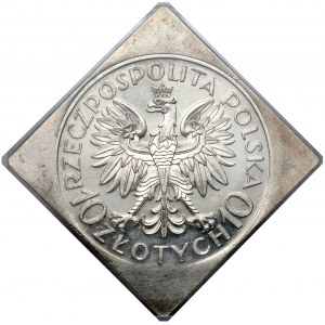 TON 10 zloty 1933 Traugutt - LUSTRATED