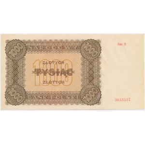1,000 zloty 1945 - Ser.B