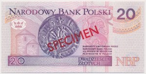 20 złotych 1994 - WZÓR - AA 0000000 - Nr 1234