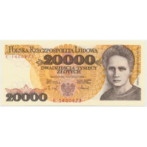 20.000 Zloty 1989 - E