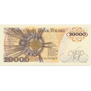 20,000 zloty 1989 - E