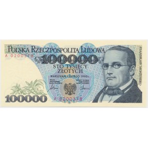 PLN 100.000 1990 - A