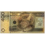 PWPW 400 złotych 1996 - WZÓR na rewersie