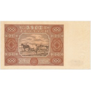 100 Zloty 1947 - Kleinbuchstaben