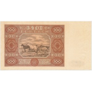 100 zloty 1947 - small letter