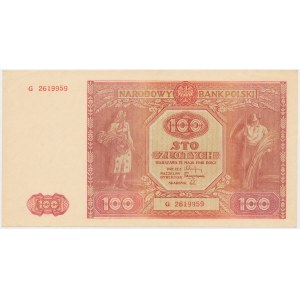 100 Zloty 1946 - Kleinbuchstabe
