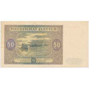 50 Zloty 1946 - Kleinbuchstabe