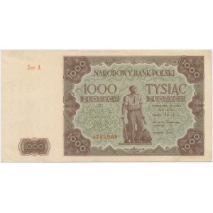 1,000 zloty 1947 - capital letter