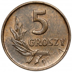 Próba MOSIĄDZ 5 groszy 1958