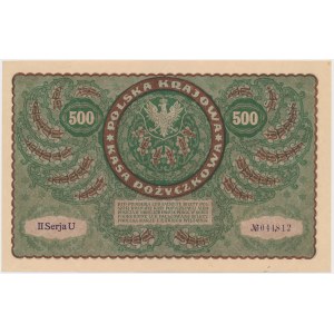 500 mkp 1919 - II Serja U (Mił.28b)
