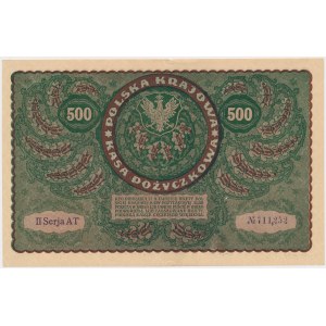 500 mkp 1919 - II Serja AT (Mił.28d)