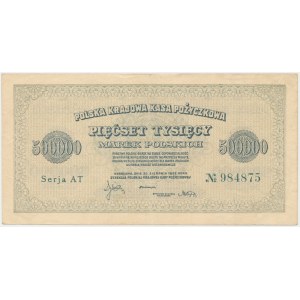 500.000 mkp 1923 - 6 cyfr - AT