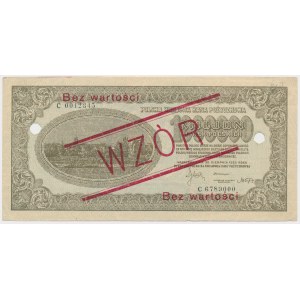 1 Million mkp 1923 - 7 Ziffern - C - MODELL - Perforation