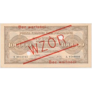 100.000 mkp 1923 - MODELL - Perforation