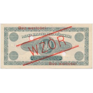 100.000 mkp 1923 - WZÓR - perforacja