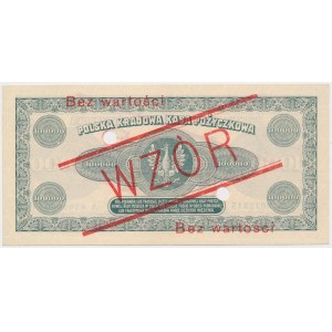 100.000 mkp 1923 - WZÓR - perforacja