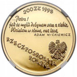 200 Zloty 1998 Adam Mickiewicz