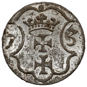 Bezkrólewie, Denar Gdansk 1573 - 7 Bögen - sehr selten