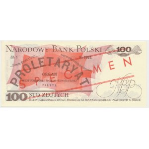 100 zloty 1982 - MODEL - HG 0000000 - No.0019