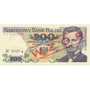 200 zloty 1979 - MODEL - AS 0000000 - No.0428