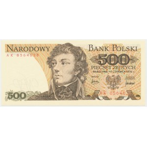 500 zloty 1976 - AK