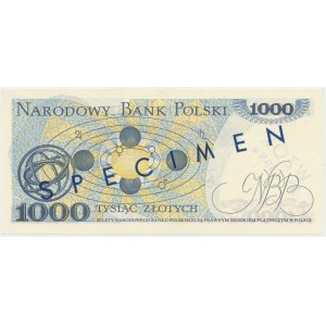 1,000 zl 1975 - MODELL - A 0000000 - Nr.1598