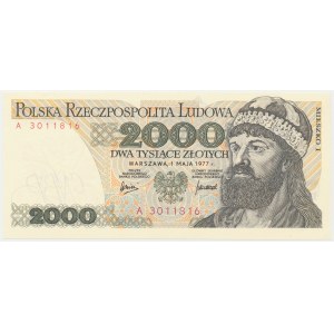 2,000 PLN 1977 - A