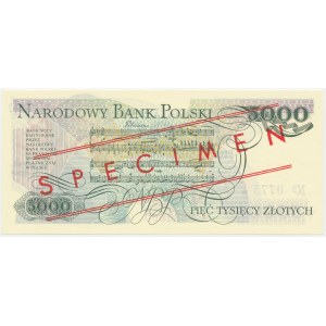 5.000 zł 1982 - WZÓR - A 0000000 - No.0775