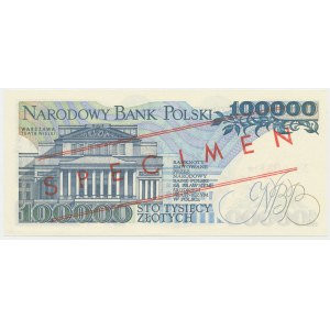 100.000 zł 1990 - WZÓR - A 0000000 - No.0681