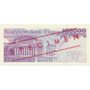 100.000 PLN 1993 - MODELL - A 0000000 - Nr.0278