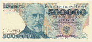 500,000 PLN 1990 - AD