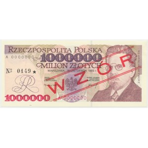 1 mln zł 1993 - WZÓR - A 0000000 - No.0149