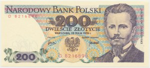 200 zloty 1976 - D
