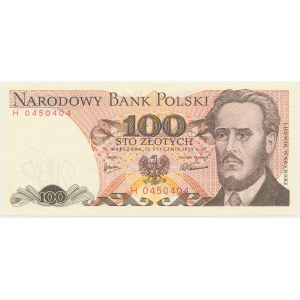 100 zloty 1975 - H