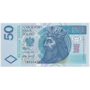 50 złotych 1994 - YB - seria zastępcza