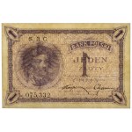 1 złoty 1919 - S.3 C - seria jednocyfrowa