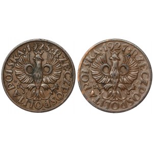 1 Pfennig 1925 und 1927 (2Stück)