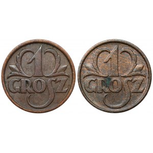 1 grosz 1928 i 1932 (2szt)